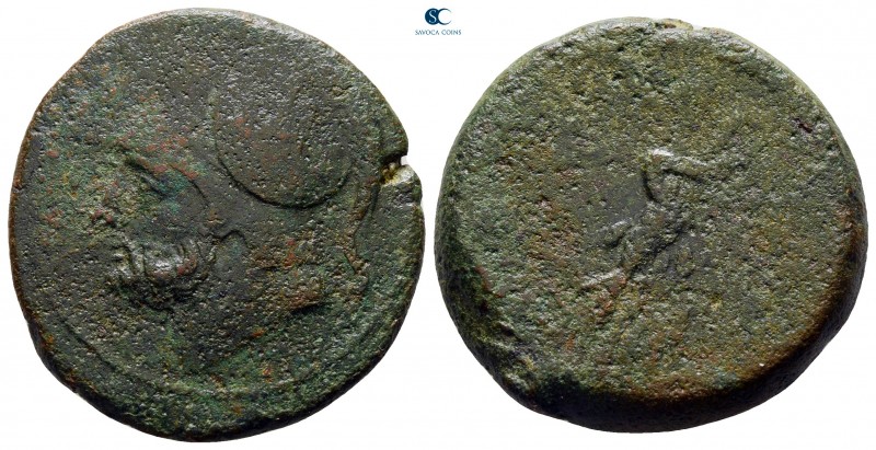 Bruttium. The Brettii circa 208-203 BC. 
Bronze Æ

26 mm., 13,07 g.



fi...