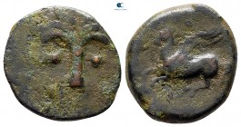 Sicily. Carthaginian Domain circa 330-320 BC. Bronze Æ