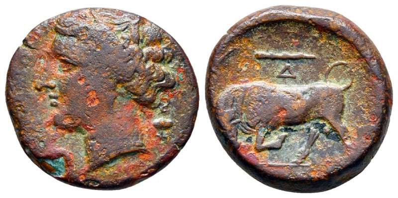 Sicily. Syracuse. Hieron II 275-215 BC. 
Bronze Æ

19 mm., 5,67 g.



nea...