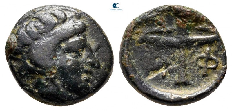 Macedon. Amphipolis circa 355-353 BC. 
Bronze Æ

12 mm., 1,56 g.



very ...