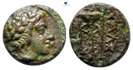 Macedon. Chalkidian League. Olynthos circa 382-379 BC. Bronze Æ