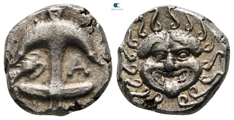 Thrace. Apollonia Pontica circa 480-450 BC. 
Drachm AR

14 mm., 3,35 g.


...