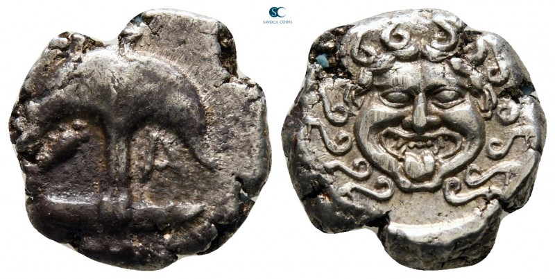 Thrace. Apollonia Pontica circa 480-450 BC. 
Drachm AR

15 mm., 3,33 g.


...