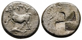 Thrace. Byzantion circa 387-340 BC. Siglos AR