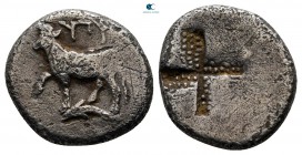 Thrace. Byzantion circa 357-340 BC. Tetrobol AR