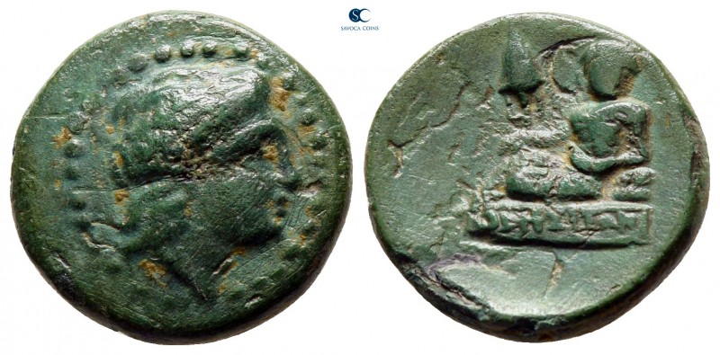 Thrace. Odessos circa 270-250 BC. 
Bronze Æ

16 mm., 3,39 g.



very fine...