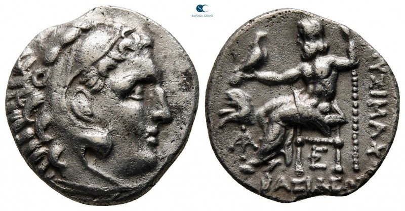Kings of Thrace. Magnesia (?). Macedonian. Lysimachos 305-281 BC. 
Drachm AR
...