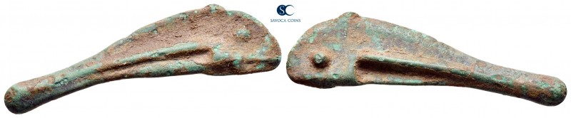 Scythia. Olbia circa 525-350 BC. 
Cast dolphin Æ

35 mm., 2,35 g.



very...
