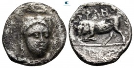 Scythia. Tyra circa 350-330 BC. Drachm AR