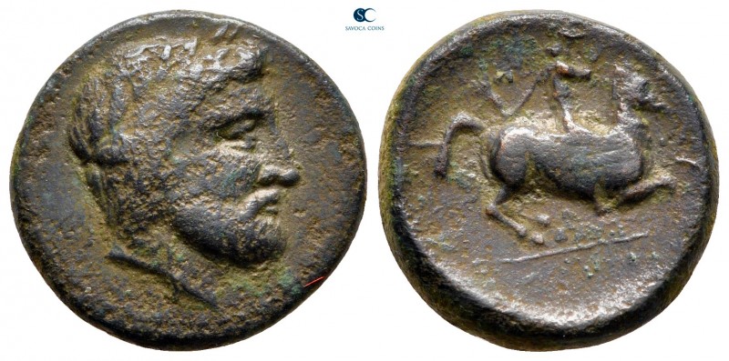 Thessaly. Krannon circa 400-344 BC. 
Dichalkon Æ

18 mm., 5,45 g.



very...