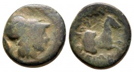 Thessaly. Orthe  circa 320-280 BC. Chalkous Æ