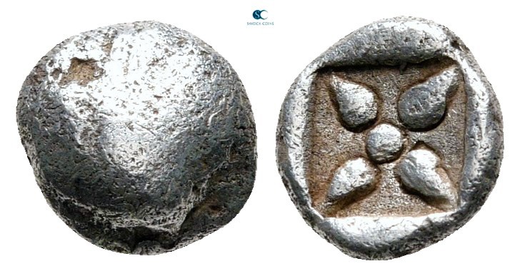 Corcyra. Corcyra circa 510-480 BC. 
Obol AR

7 mm., 0,79 g.



nearly ver...