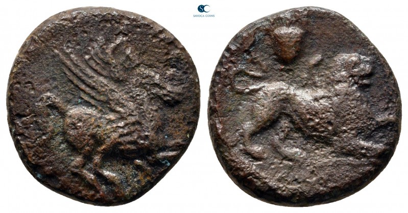 Akarnania. Leukas circa 350-300 BC. 
Bronze Æ

17 mm., 3,38 g.



nearly ...