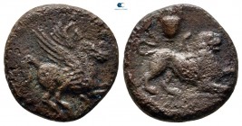 Akarnania. Leukas circa 350-300 BC. Bronze Æ