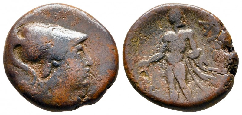 Aetolia. Aetolian League circa 205-150 BC. 
Bronze Æ

18 mm., 5,23 g.



...