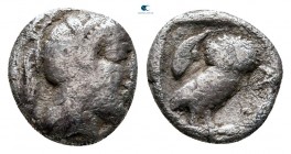 Attica. Athens circa 454-404 BC. Obol AR