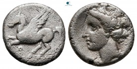Corinthia. Corinth circa 380-330 BC. Drachm AR