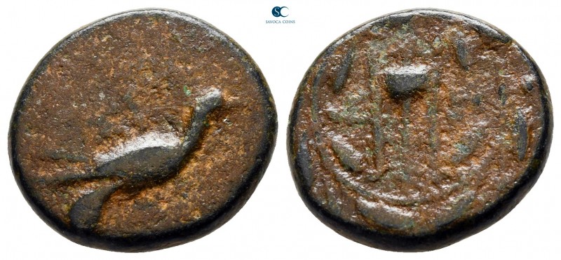 Sikyonia. Sikyon circa 196-146 BC. 
Bronze Æ

16 mm., 3,78 g.



nearly v...