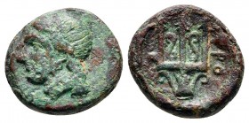 Argolis. Troizen circa 325-300 BC. Chalkous Æ