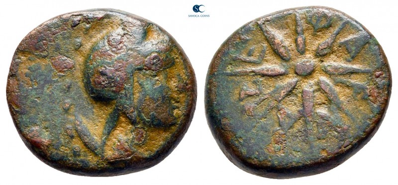 Pontos. Pharnakeia circa 300-200 BC. 
Bronze Æ

17 mm., 4,28 g.



very f...