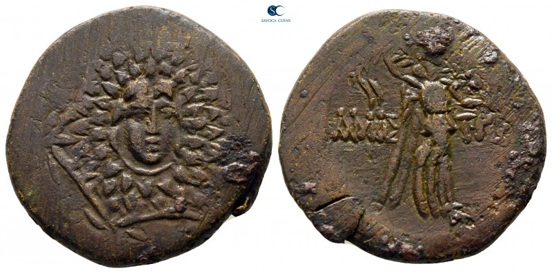Paphlagonia. Amastris circa 85-65 BC. 
Bronze Æ

23 mm., 7,65 g.



very ...