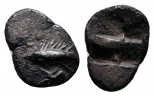 Mysia. Kyzikos circa 520-480 BC. Hemiobol AR