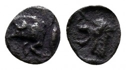 Mysia. Kyzikos circa 480-400 BC. Tetartemorion AR