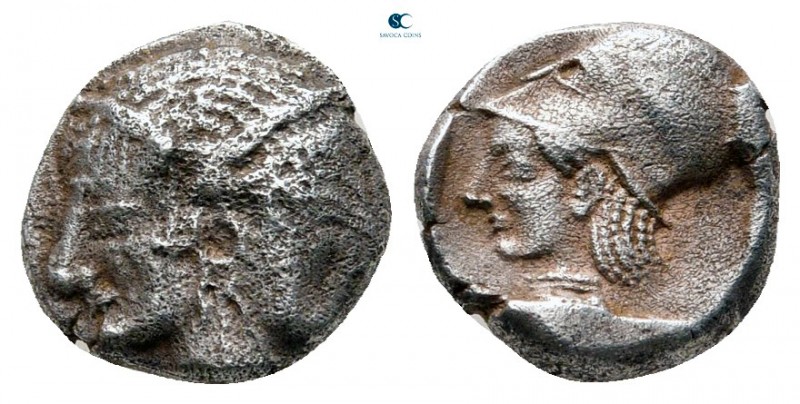 Mysia. Lampsakos circa 500-450 BC. 
Diobol AR

9 mm., 1,13 g.



very fin...