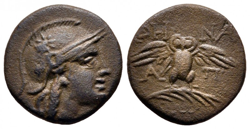 Mysia. Pergamon circa 133-27 BC. 
Bronze Æ

15 mm., 2,80 g.



very fine