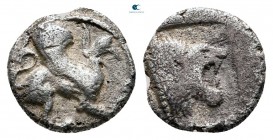 Troas. Assos circa 405-360 BC. Obol AR