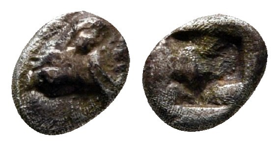 Troas. Kebren circa 520-480 BC. 
Hemiobol AR

5 mm., 0,25 g.



nearly ve...