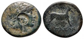 Aiolis. Aigai circa 300-200 BC. Bronze Æ