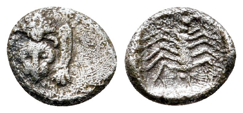 Caria. Mylasa circa 450-400 BC. 
Hemiobol AR

7 mm., 0,44 g.



nearly ve...