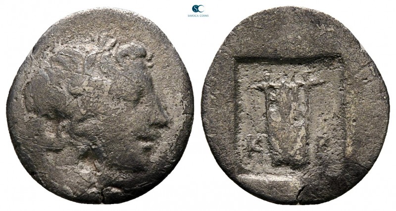 Lycia. Lycian league. Kragos circa 48-42 BC. 
Hemidrachm AR

16 mm., 1,36 g....