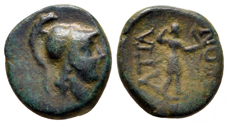 Pamphylia. Attaleia circa 100-0 BC. 
Bronze Æ

13 mm., 2,18 g.



nearly ...