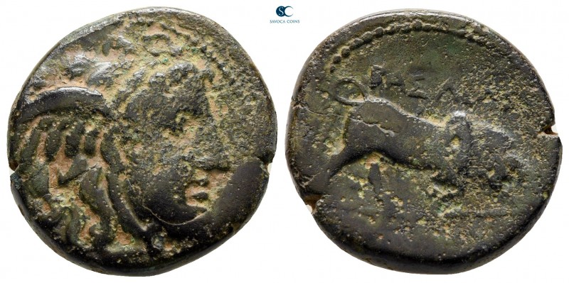 Seleukid Kingdom. Uncertain mint. Seleukos I Nikator 312-281 BC. 
Bronze Æ

2...