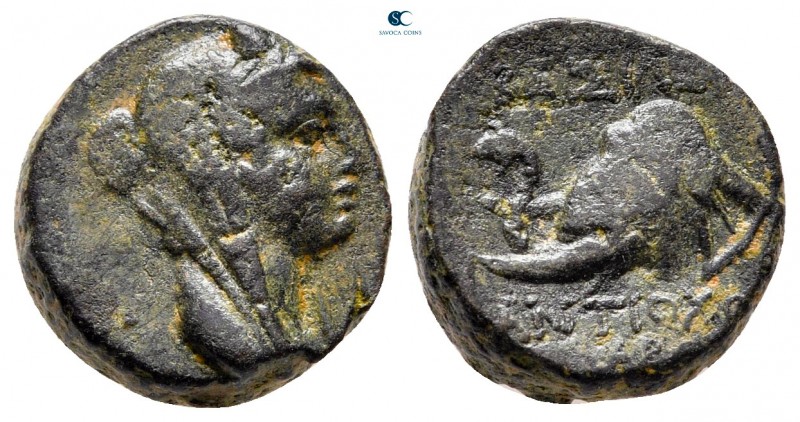 Seleukid Kingdom. Antioch. Antiochos IV Epiphanes 175-164 BC. 
Bronze Æ

13 m...