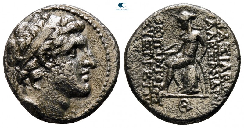 Seleukid Kingdom. Antioch on the Orontes. Alexander I Balas 152-145 BC. 
Drachm...