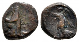 Kings of Armenia. Mithradates, Satrap of Armenia 180-170 BC. Chalkous Æ