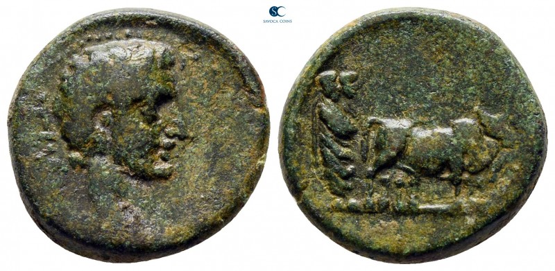 Macedon. Philippi. Tiberius AD 14-37. 
Bronze Æ

17 mm., 4,69 g.



very ...