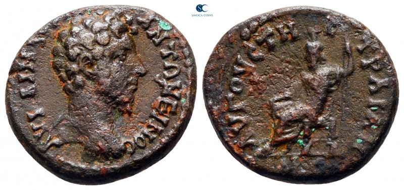 Thrace. Augusta Traiana. Marcus Aurelius AD 161-180.
Bronze Æ

18 mm., 4,26 g...