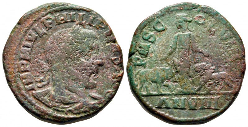 Moesia Superior. Viminacium. Philip I Arab AD 244-249. 
Bronze Æ

29 mm., 17,...