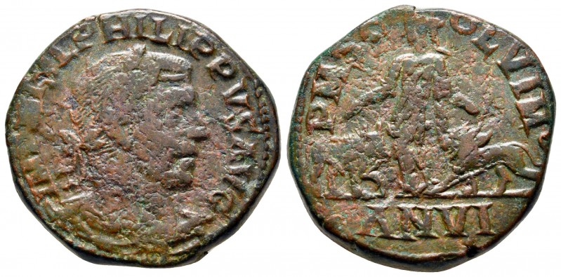 Moesia Superior. Viminacium. Philip I Arab AD 244-249. 
Bronze Æ

28 mm., 18,...