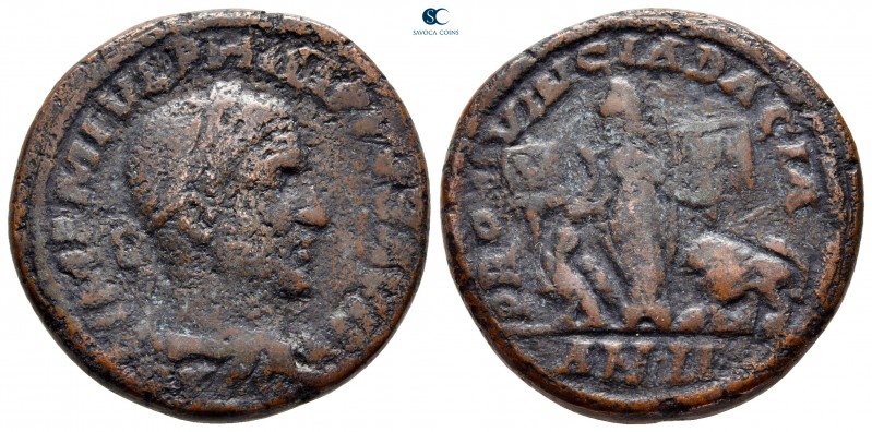 Dacia. Philip I Arab AD 244-249. 
Bronze Æ

28 mm., 15,15 g.



fine