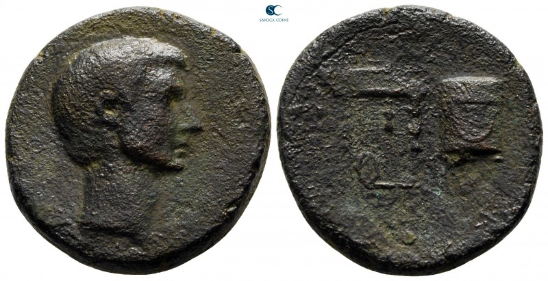 Asia Minor. Uncertain mint circa 100-0 BC. 
Bronze Æ

26 mm., 14,17 g.


...