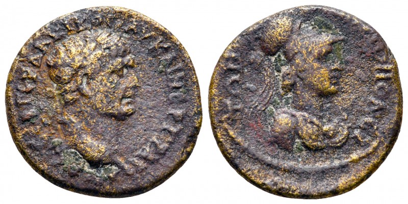 Mysia. Miletopolis. Trajan AD 98-117. 
Bronze Æ

21 mm., 4,29 g.



very ...