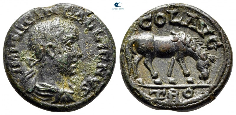 Troas. Alexandreia. Gallienus AD 253-268. 
Bronze Æ

21 mm., 5,32 g.



v...