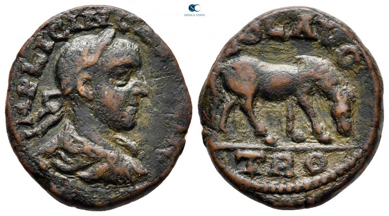 Troas. Alexandreia. Gallienus AD 253-268. 
Bronze Æ

22 mm., 5,46 g.



v...