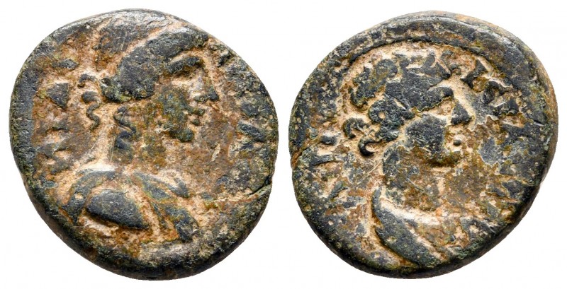 Lydia. Apollonis. Pseudo-autonomous issue AD 200-210. 
Bronze Æ

17 mm., 2,70...