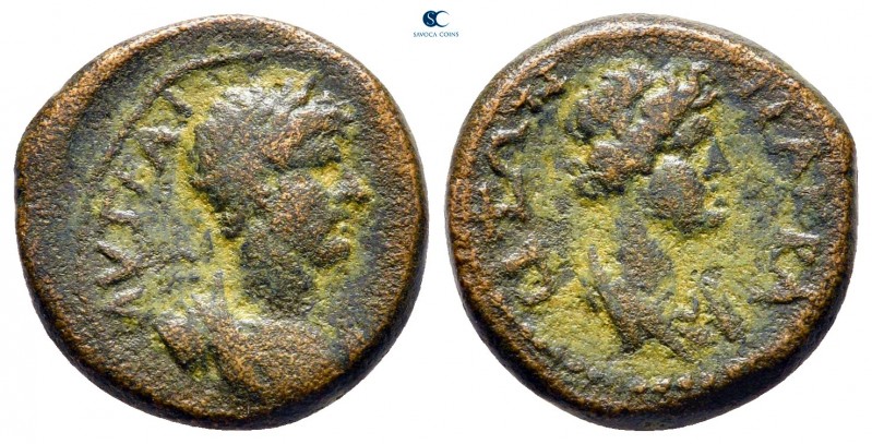 Lydia. Nakrasa. Hadrian AD 117-138. 
Bronze Æ

16 mm., 3,38 g.



nearly ...